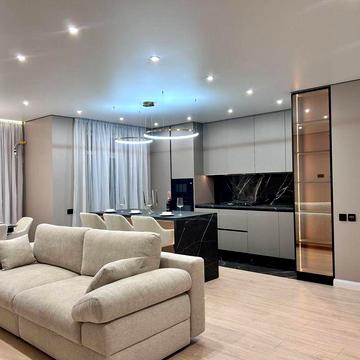 Кухня студия 45 м2 + 2 комнаты, жк Синергия Сити, Ирпень ЖК Синергия Сити