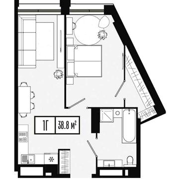 Продаж 1к Квартира 6-ї стрілецької дивізії вулиця ЖК Mont Blan