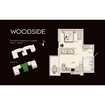 Продаж 1к Квартира Пирогівка вулиця ЖК Woodside