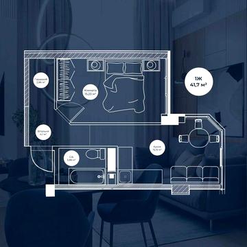 Продаж однокімнатної квартири ЖК "Нова Європа" ЖК Нова Європа