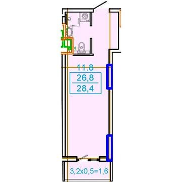 Продаж 1к Квартира Генуезька вулиця ЖК Эллада
