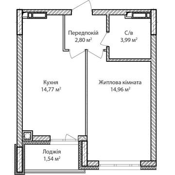 Продаж 1к Квартира Кобилянської Ольги вулиця ЖК Синергия Сити