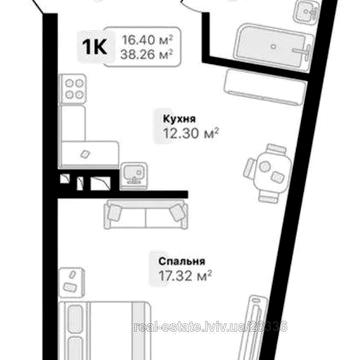 Продаж однокімнатноі квартири Auroom solar ЖК Auroom Solar