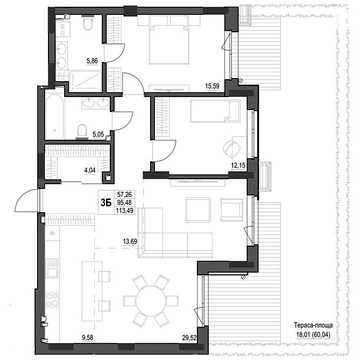 Продаж 3к Квартира Яновського вулиця ЖК Park House
