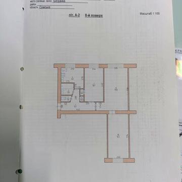 Трикімнатна квартира в с.Богданка 6 км від Шостки.