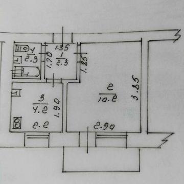 Продам однокімнатну квартиру, готельного типу в м. Фастів .
