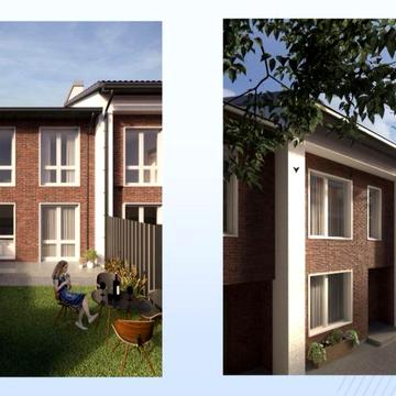 Центр міста, вулиця Українська, таунхаус з 2 паркомісцями