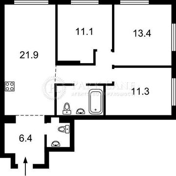 Продам видовую 3к квартиру Варшавский 3 дом сдан Ретровиль Правды ЖК варшавський 3
