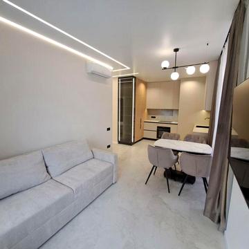 2 комн/красивый стиль/терраса, вид моря/жк Акрополь/5 Фонтана (264-202 ЖК «Акрополь»