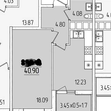 Продаж 1к Квартира Краснова вулиця ЖК Kadorr City