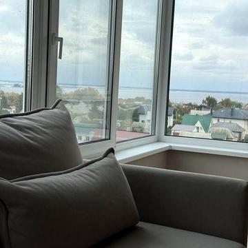 Квартира 3 кімнатна в Черкасах з видом на Дніпро, два санвузла ЖК Праведниці Шулежко