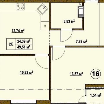ПРОДАМ 2К Квартиру Без ремонту з власними озерами та паркінгом є ГАЗ