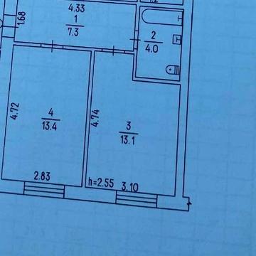 1-кім кв ПЗР р-н авторинку. Цегла. 37,8м2