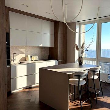 1-кімнатна (євродвушка) квартира з видом на Дніпро ЖК Славутич ЖК Славутич