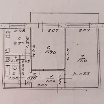 Продам 2-х комн. квартиру на "Южном"