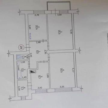 Продається 3х кімнатна квартира  площею 78м2 в районі Морське