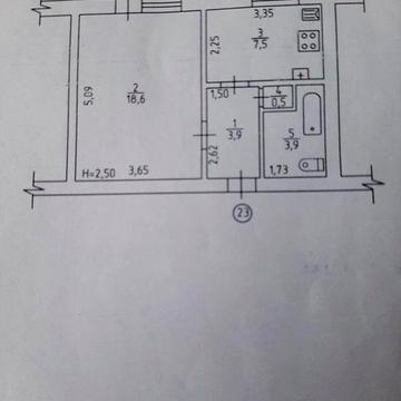 Квартина 1 кімнатна м. Хмільник