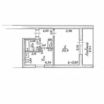 Однокімнатна квартира у м. Іванків