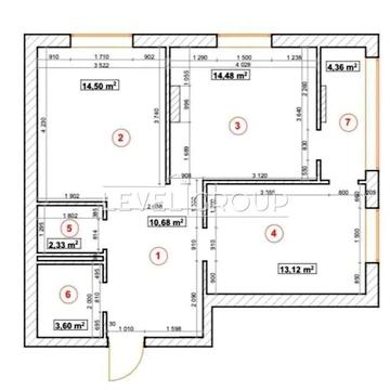 Квартира, 2к, 64м2, 7 пов, ЖК Форвард, Forward, РІЕЛ ЖК Forward
