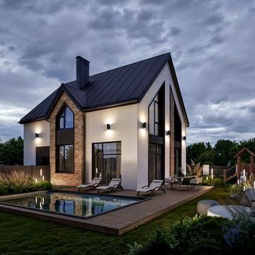 Стильний будинок біля Львова | Скнилів | 150 м²