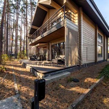 Оренда сучасного будинку з клеєного бруса лісова частина Буча