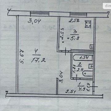 Продаж 1к Квартира Хмельницького Богдана (Героїв Сталінграда) проспект