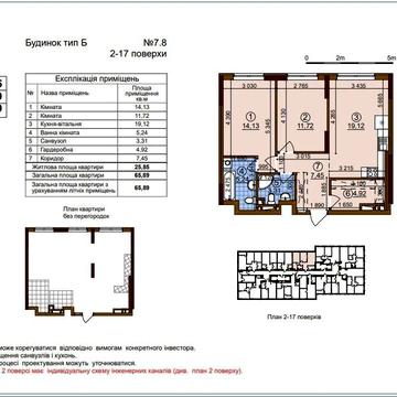З ключами 2к квартира ЖК Варшавський 3 Будинок 7.8 Введений ЖК Варшавський 3