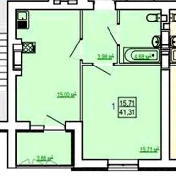 ДОМ СДАН! ЖК Сказка Продам 1 комн. квартиру 42 м2 м Холодная Гора AB ЖК Сказка