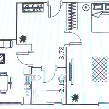 Однокімнатна квартира Центр Ринок