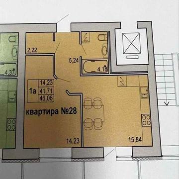 Однокімнатна в новобудові на Сінній