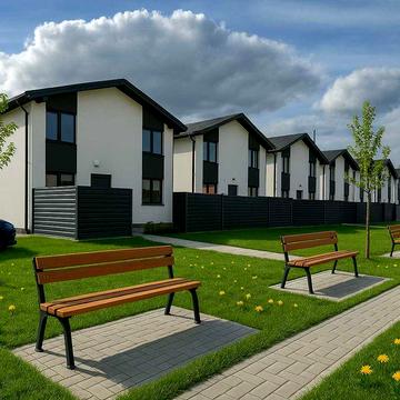 БЕЗ % Продаж таунхауса 96м² з двориком. Розтермінування від забудов-ка