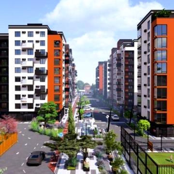 1к. квартира 42,85 м² поблизу центру.