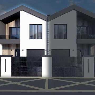 Будинок дуплекс 132 м² 2 сот гараж (газ) балкон всі міськ комунікації
