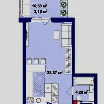 Ютландія! Квартира студія ЖК Ютландія