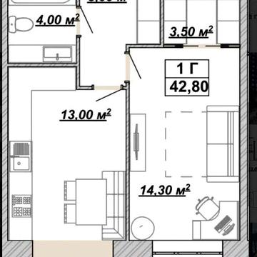 Продаю 1к. квартиру! ЖК Княгинин