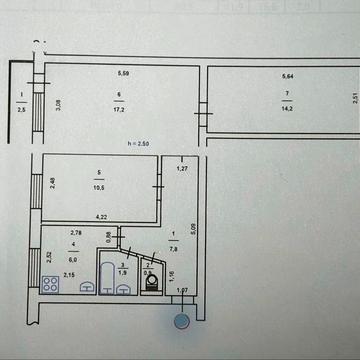 Дуже тепла трикімнатна квартира, Клавдіївська, 34 без%