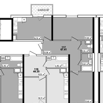 ЖК 70 Жемчужина  на королева 2 ком Таирово ЖК 70 Жемчужина