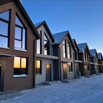 Будинки під Києвом 100м² готові таунхауси з наповненням