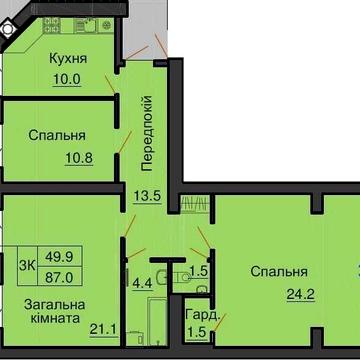 ‼️ Купити квартира 3К ЄОСЕЛЯ ‼️ ЖК Софія Резиденс купить София ЖК Софія Резиденс