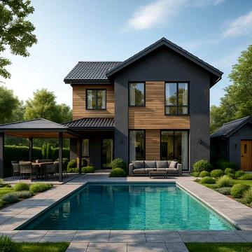 Капітальний будинок з укриттям