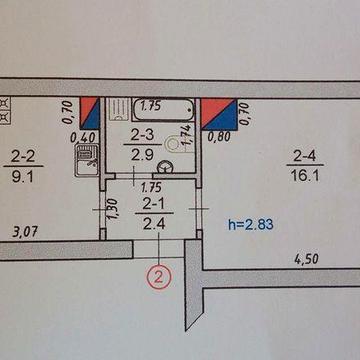 Квартира з хорошим плануванням у самому центрі міста