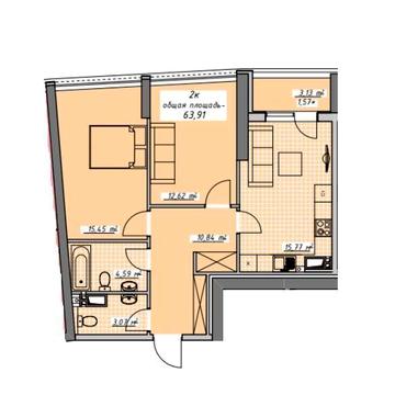 2-комн.квартиру в Аркадии.Курортный переулок.Квартира с видом на море