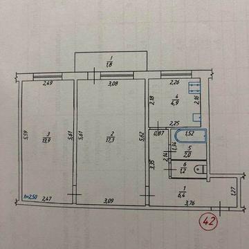 Продаж 2-х кімнатна квартира