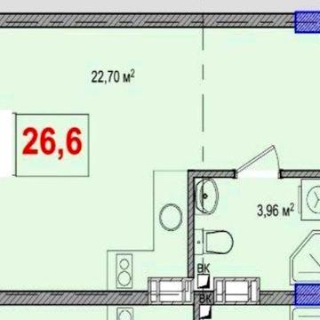 Мега- скидка!!!Квартира від забудовника,з розтермінуванням. ЖК Ліберті Парк 3