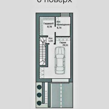 Таунхаус з індивідуальним ГАЗОВИМ ОПАЛЕННЯМ  і гаражем