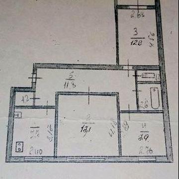 Квартира 3х комнатная 8 этаж ЖК Доватора
