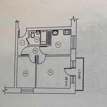Продам 1к квартиру (розділену на 2 кімнати) район Хімгородок