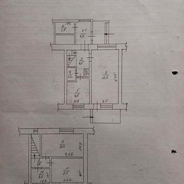 Продам двоповерхову 3-х кімнатну квартиру