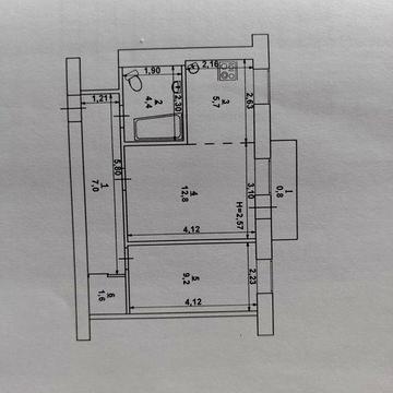 Продам 2-х кімнатну квартиру по в.Героїв АТО