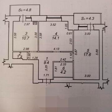 2х кімнатна Івана Сірка 65.5 м²  новобудова ЖК Федорченко